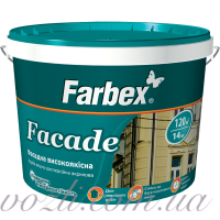 Facade Краска фасадная высококачественная водно-дисперсионная акриловая Farbex
