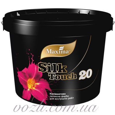 Silk Touch 20 Полуматовая латексная краска для внутренних работ Maxima