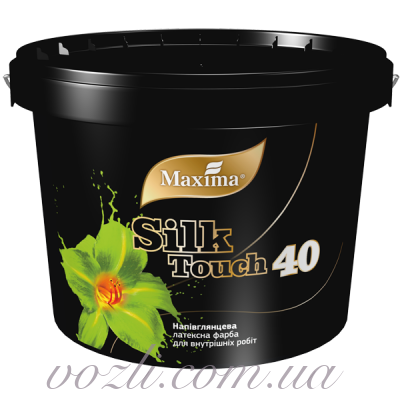 Silk Touch 40 Полуглянцевая латексная краска для внутренних работ Maxima
