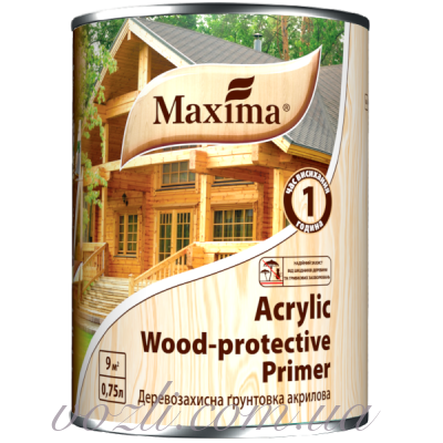 Деревозащитная грунтовка акриловая Maxima