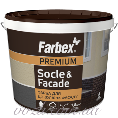 Краска для цоколей и фасадов Farbex