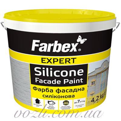 Фарба фасадна силіконова Farbex