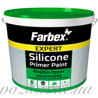 Краска-грунт силиконовая с кварцевым наполнителем Farbex