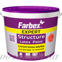 Структурная латексная краска Farbex