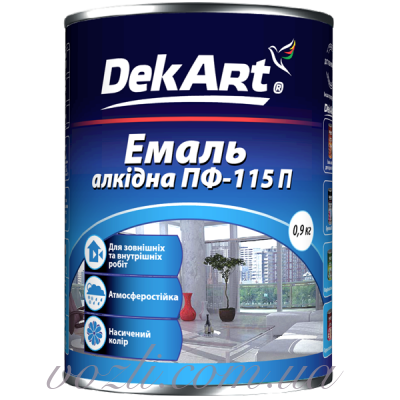 Эмаль алкидная ПФ-115П DekArt