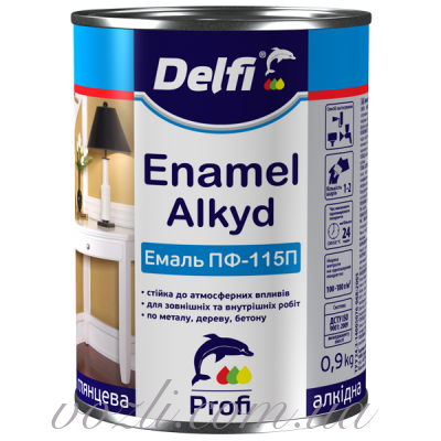 Эмаль алкидная ПФ-115П Delfi