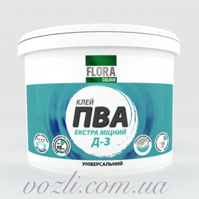 Клей ПВА Д3 "FLORA"