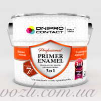 Грунт-емаль 3 в 1 "Dnipro-Contact"