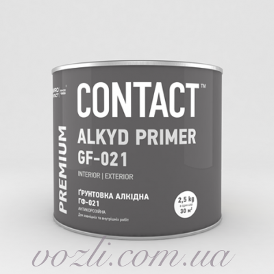 Грунтовка алкидная ГФ-021 ЭПИ "CONTACT"