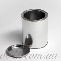 Банка металлическая жестяная 1л